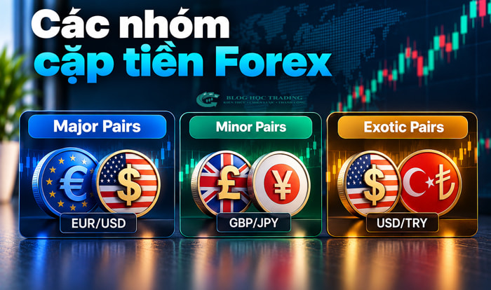 Cặp tiền Forex là gì? Các cặp tiền phổ biến cho người mới