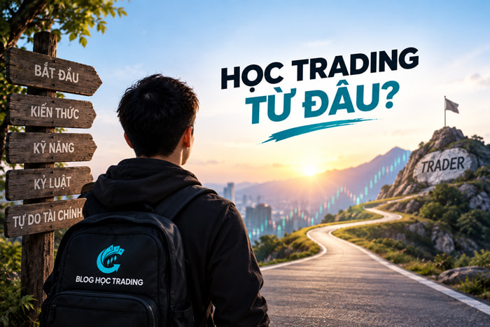 Học Trading từ đâu? Lộ trình bắt đầu cho người mới từ A–Z Học Trading từ đâu? Lộ trình bắt đầu cho người mới từ A–Z