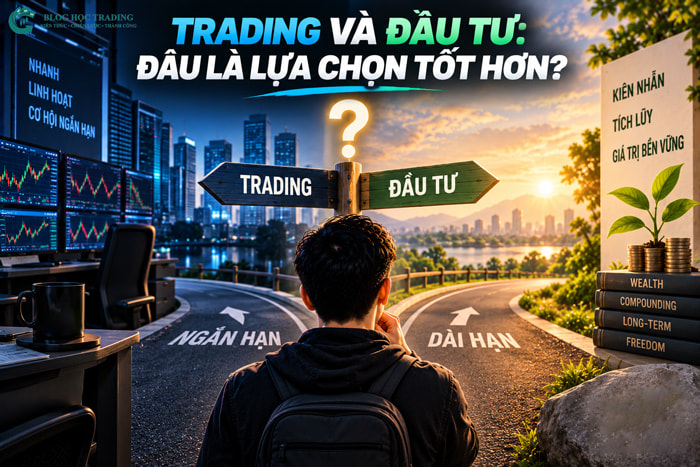 Trading khác Đầu Tư thế nào? So sánh chi tiết cho người mới