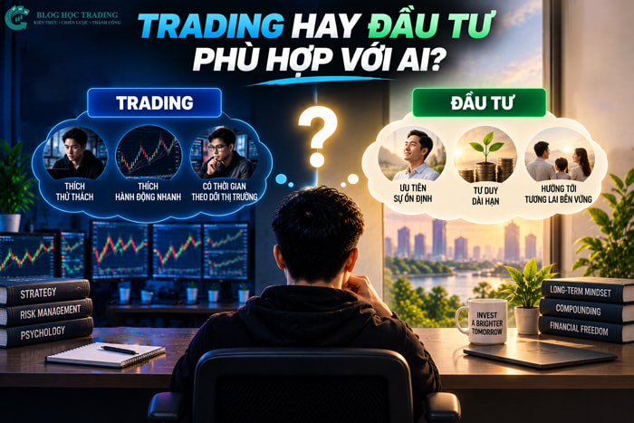 Trading khác Đầu Tư thế nào? So sánh chi tiết cho người mới
