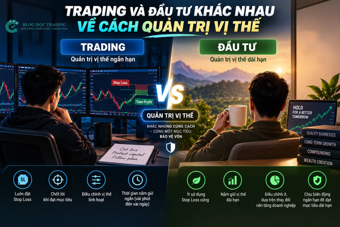 Trading khác Đầu Tư thế nào? So sánh chi tiết cho người mới