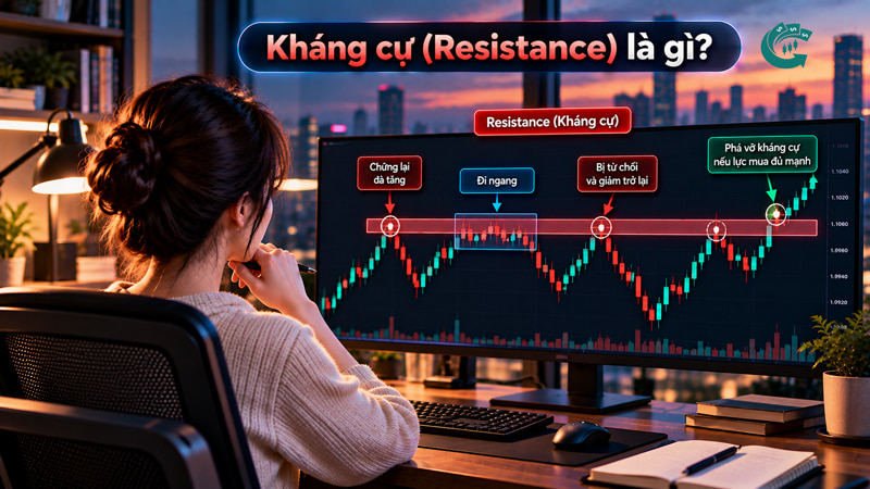Hỗ trợ và kháng cự là gì? Cách xác định vùng giá trên biểu đồ