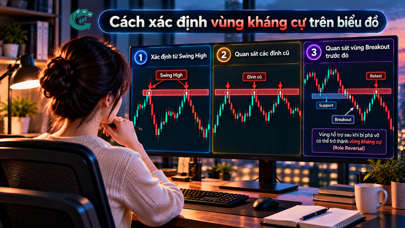 Hỗ trợ và kháng cự là gì? Cách xác định vùng giá trên biểu đồ