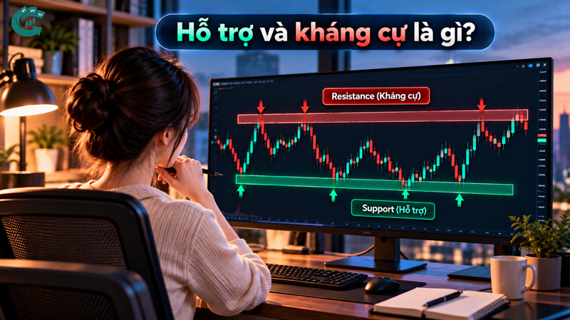 Hỗ trợ và kháng cự là gì? Cách xác định vùng giá trên biểu đồ