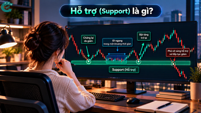 Hỗ trợ và kháng cự là gì? Cách xác định vùng giá trên biểu đồ
